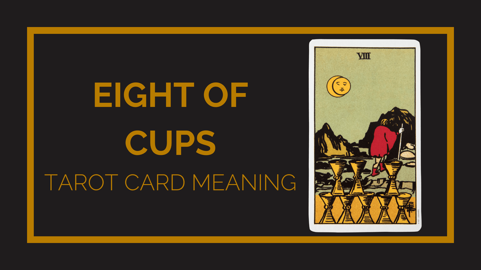 Eight of cups tarot card meaning | tarot with gord