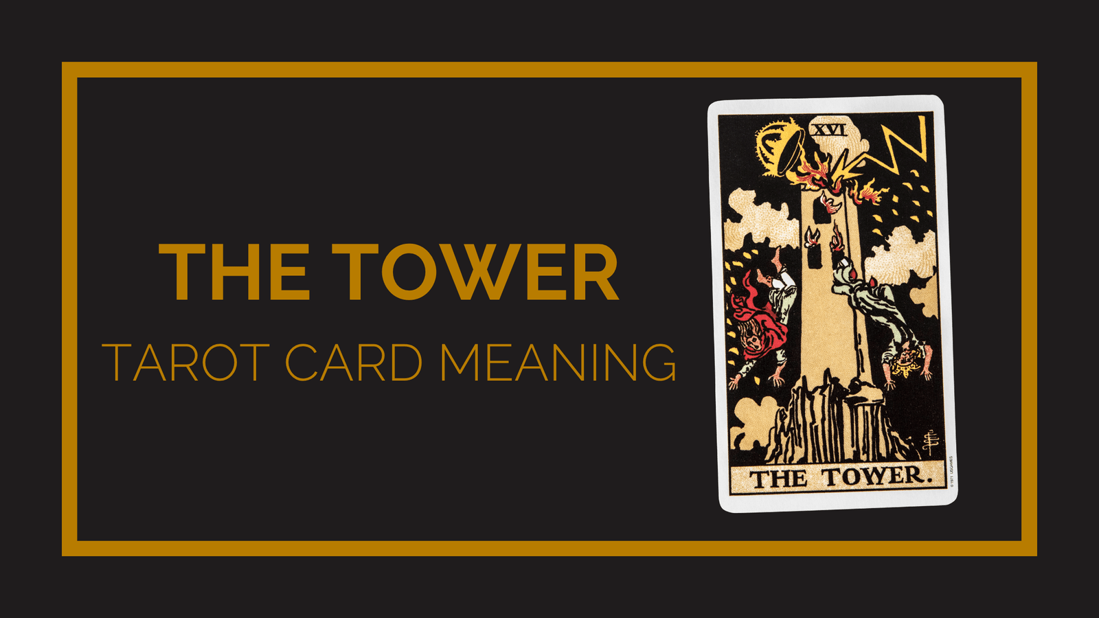The tower tarot card meaning | tarot with gord