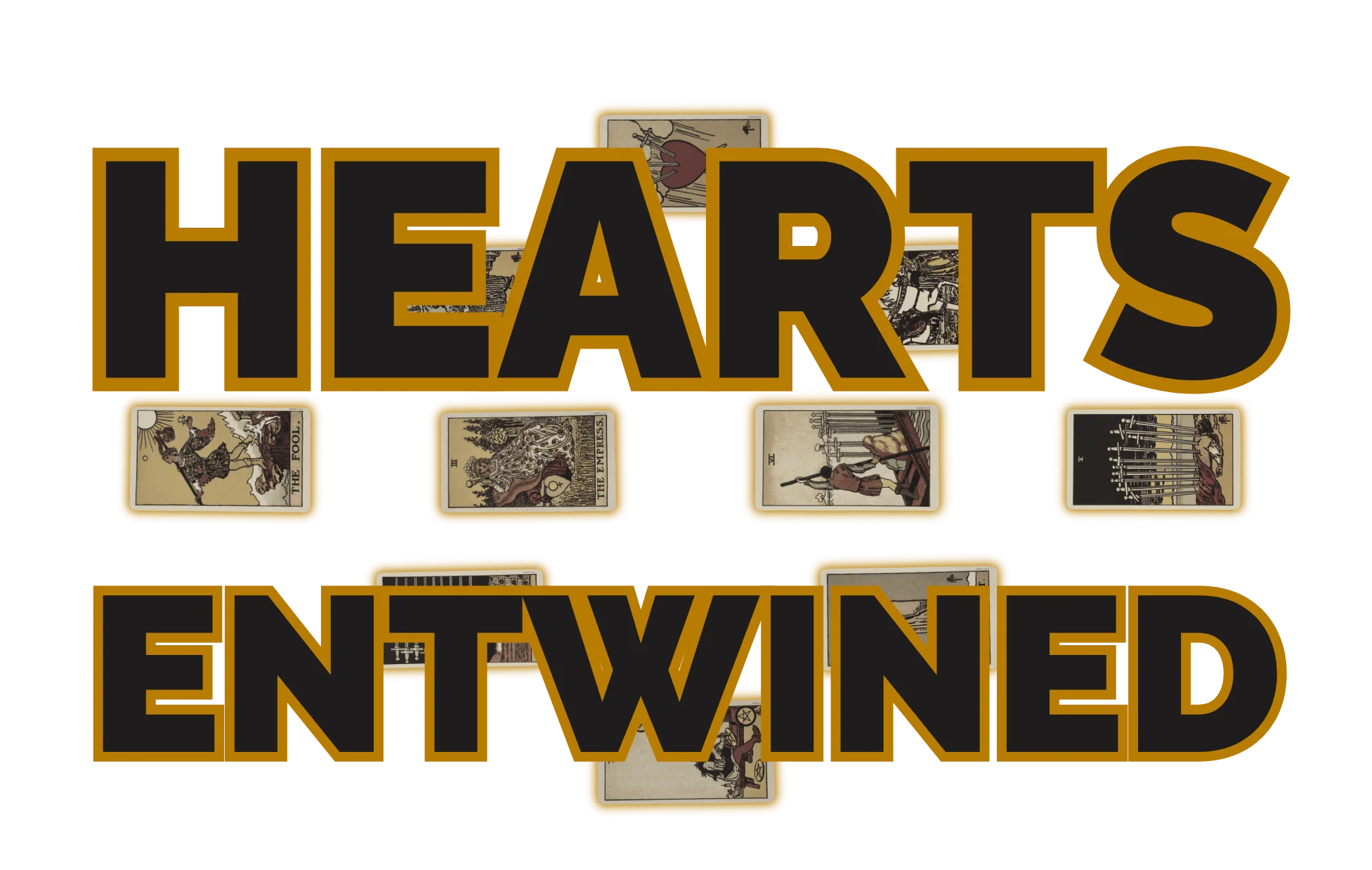 Hearts entwined tarot spread | tarot with gord