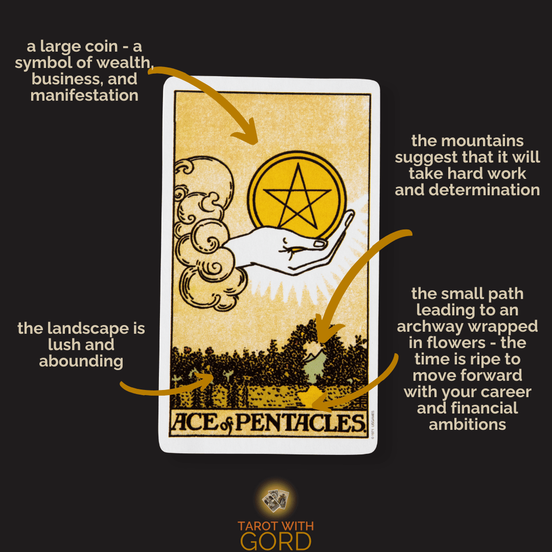 Ace of pentacles 1 | tarot with gord