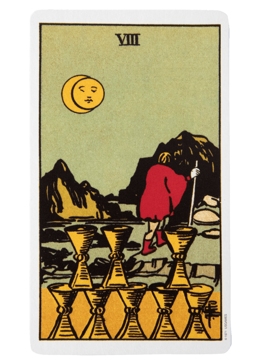 Eight of cups | tarot with gord