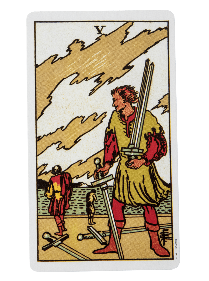 Five of swords | tarot with gord