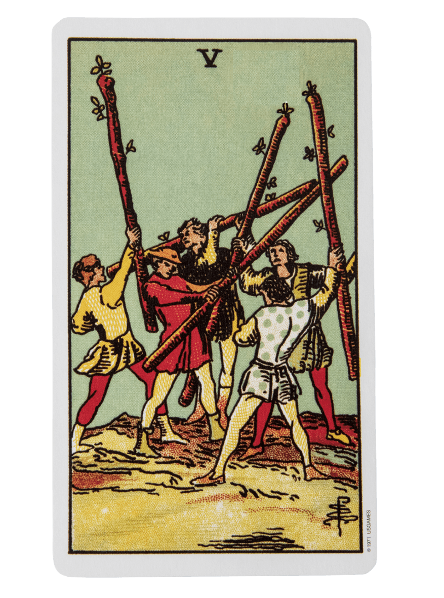 Five of wands