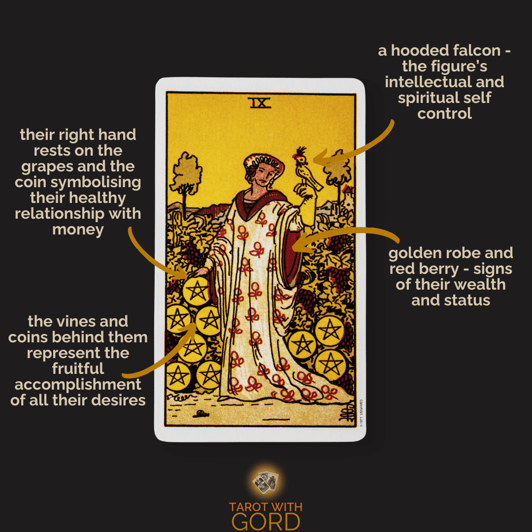 Nine of pentacles 1 | tarot with gord