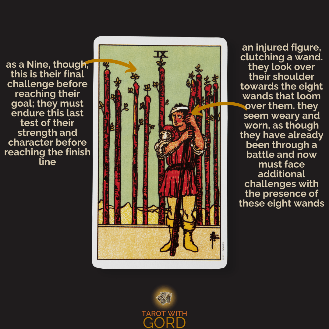 Nine of wands 1 | tarot with gord