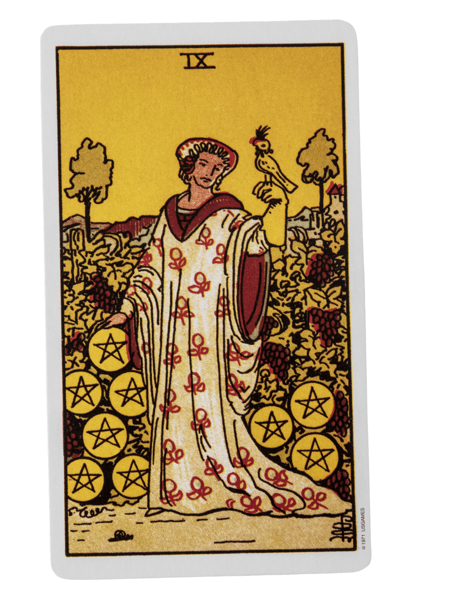 Nine of pentacles | tarot with gord