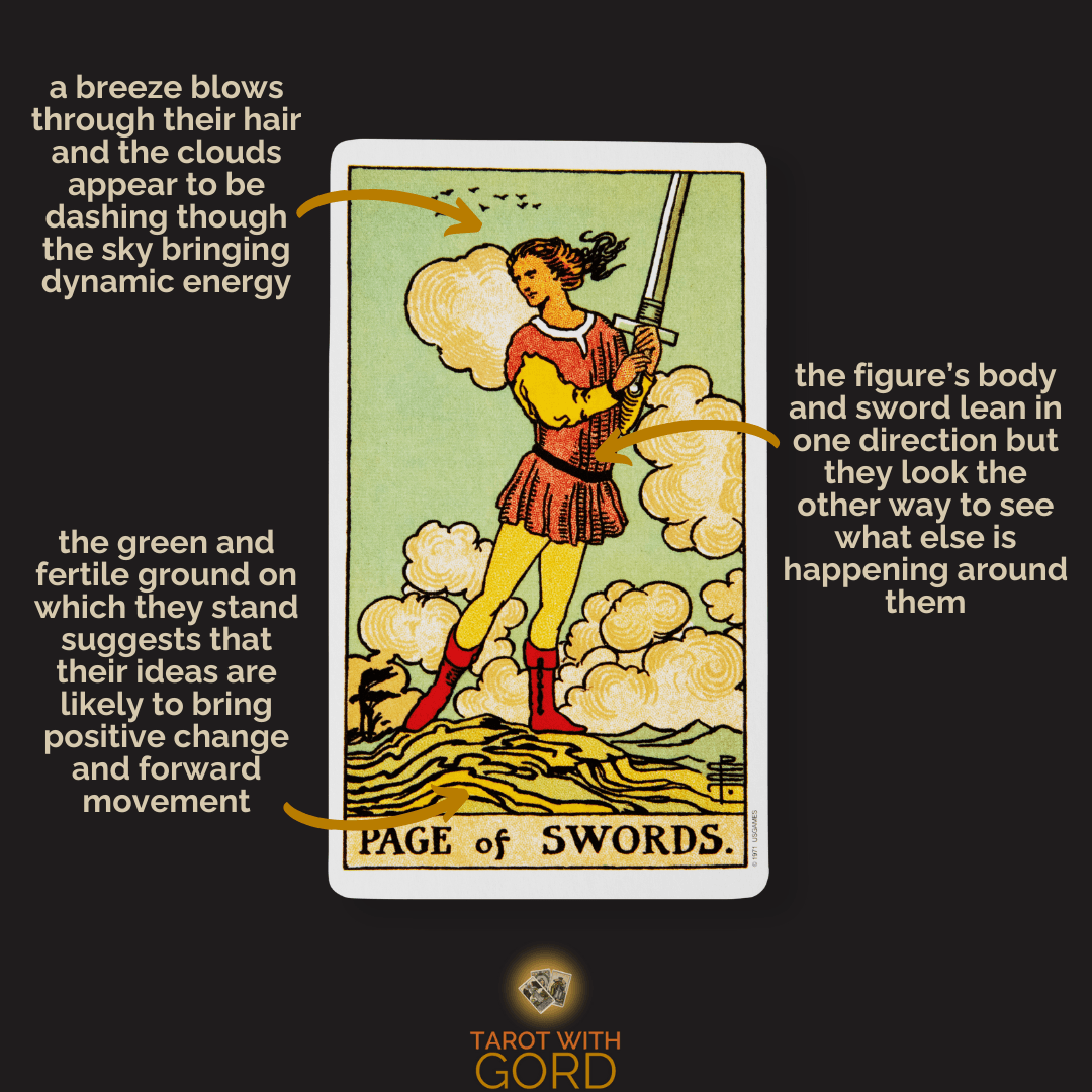 Page of swords 1 | tarot with gord