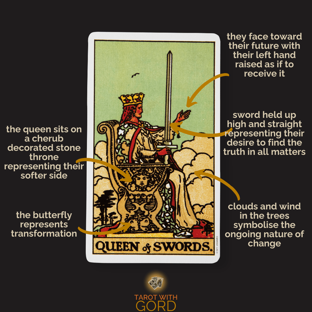 Queen of swords 1 | tarot with gord