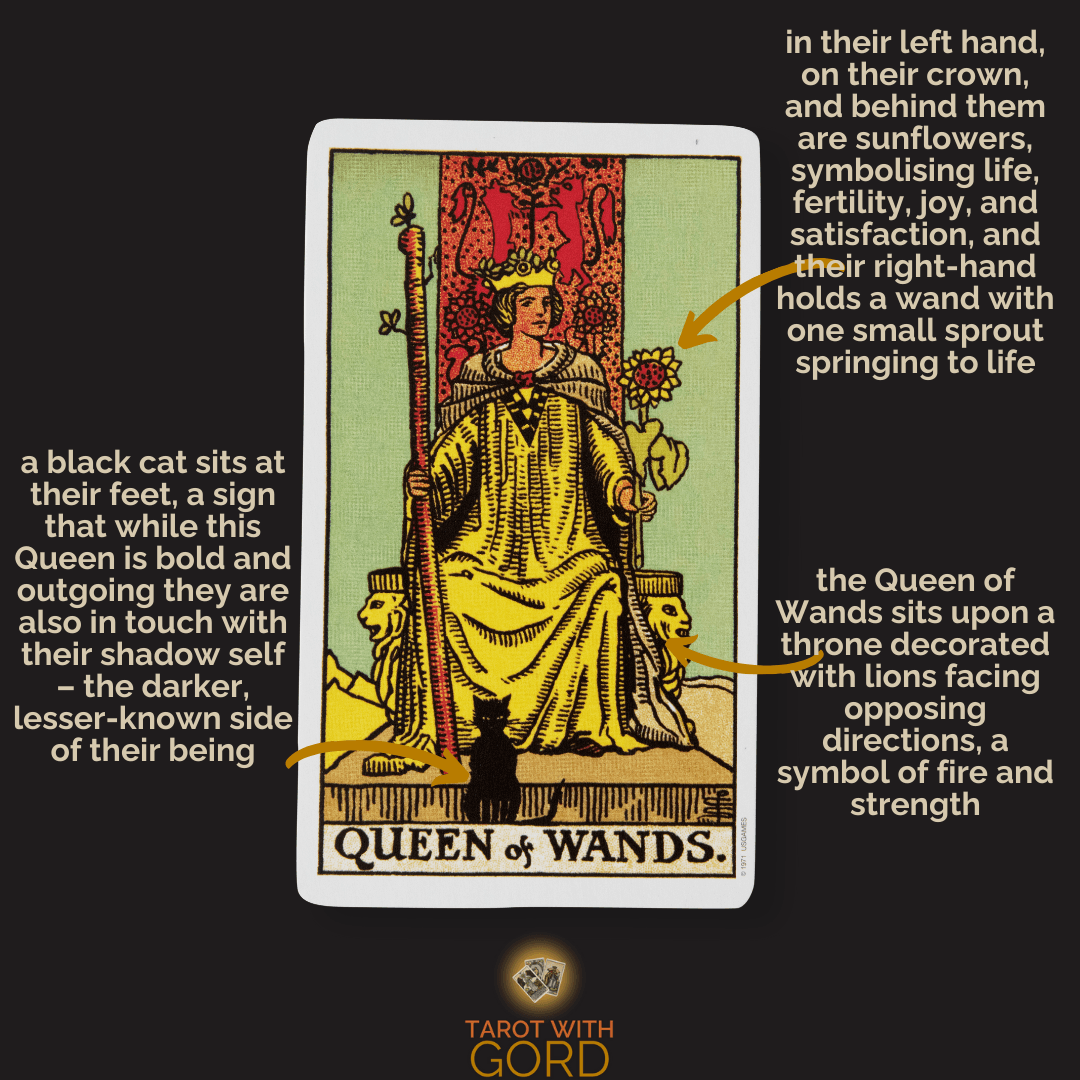 Queen of wands 1 | tarot with gord