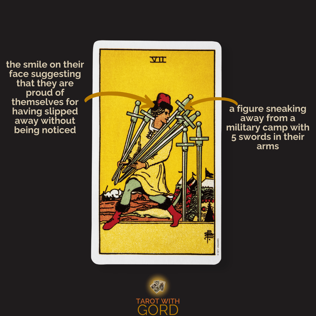 Seven of swords 1 | tarot with gord