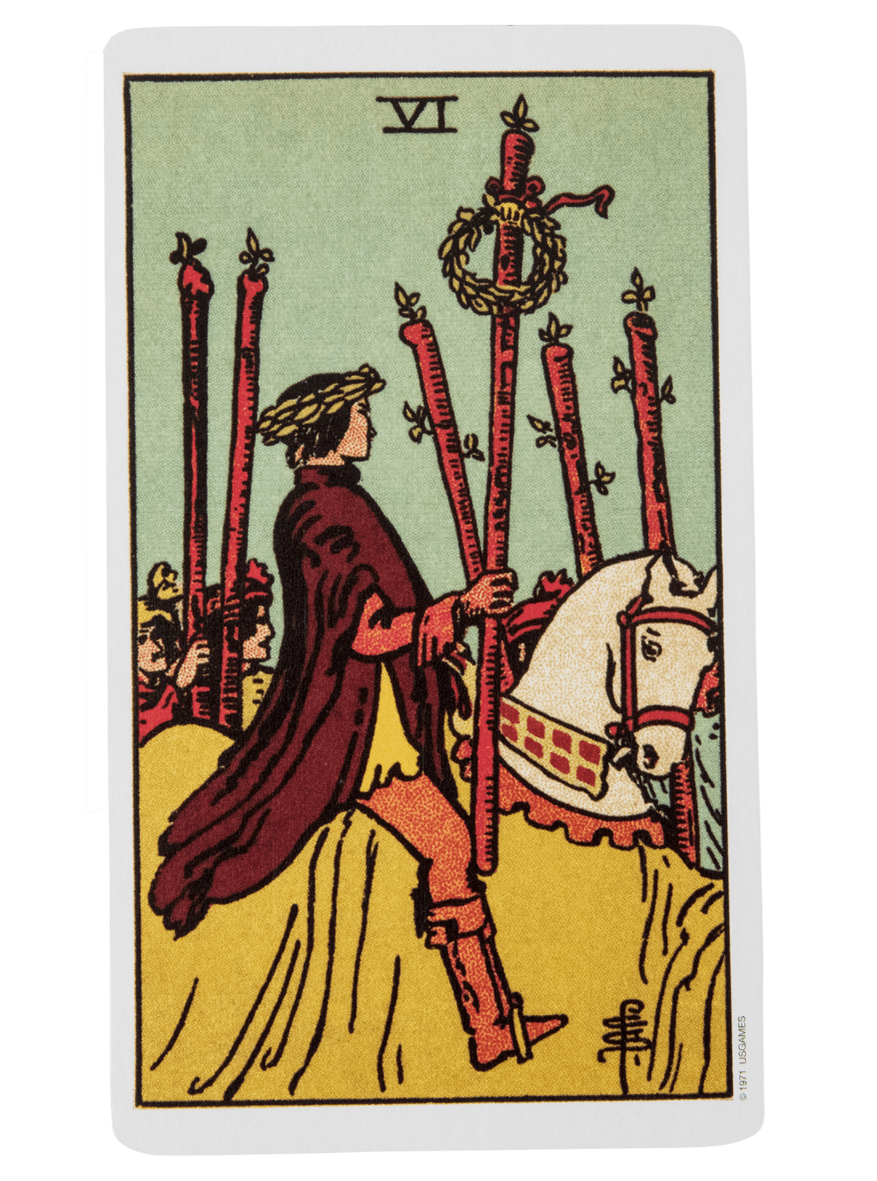 Six of wands | tarot with gord