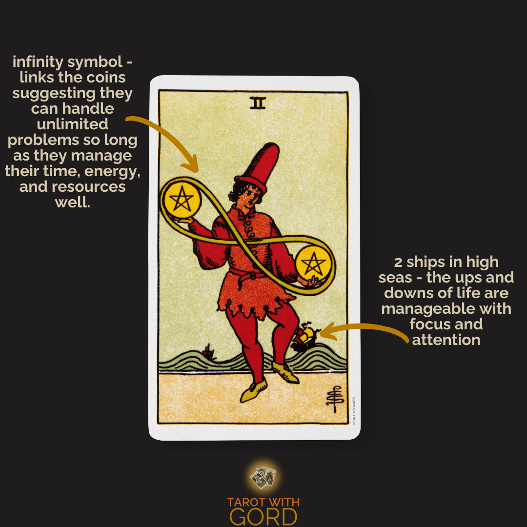 Two of pentacles 1