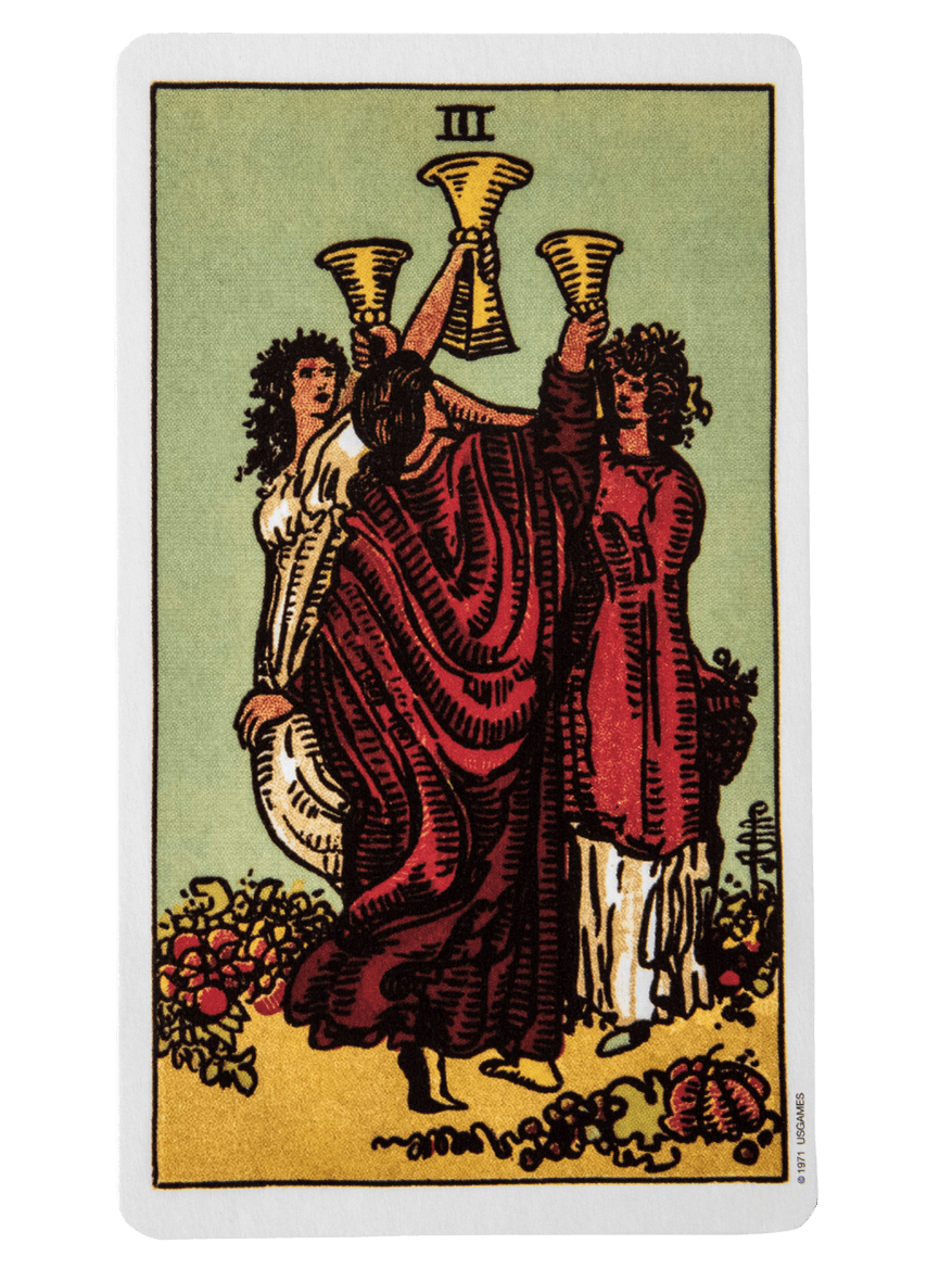 Three of cups | tarot with gord