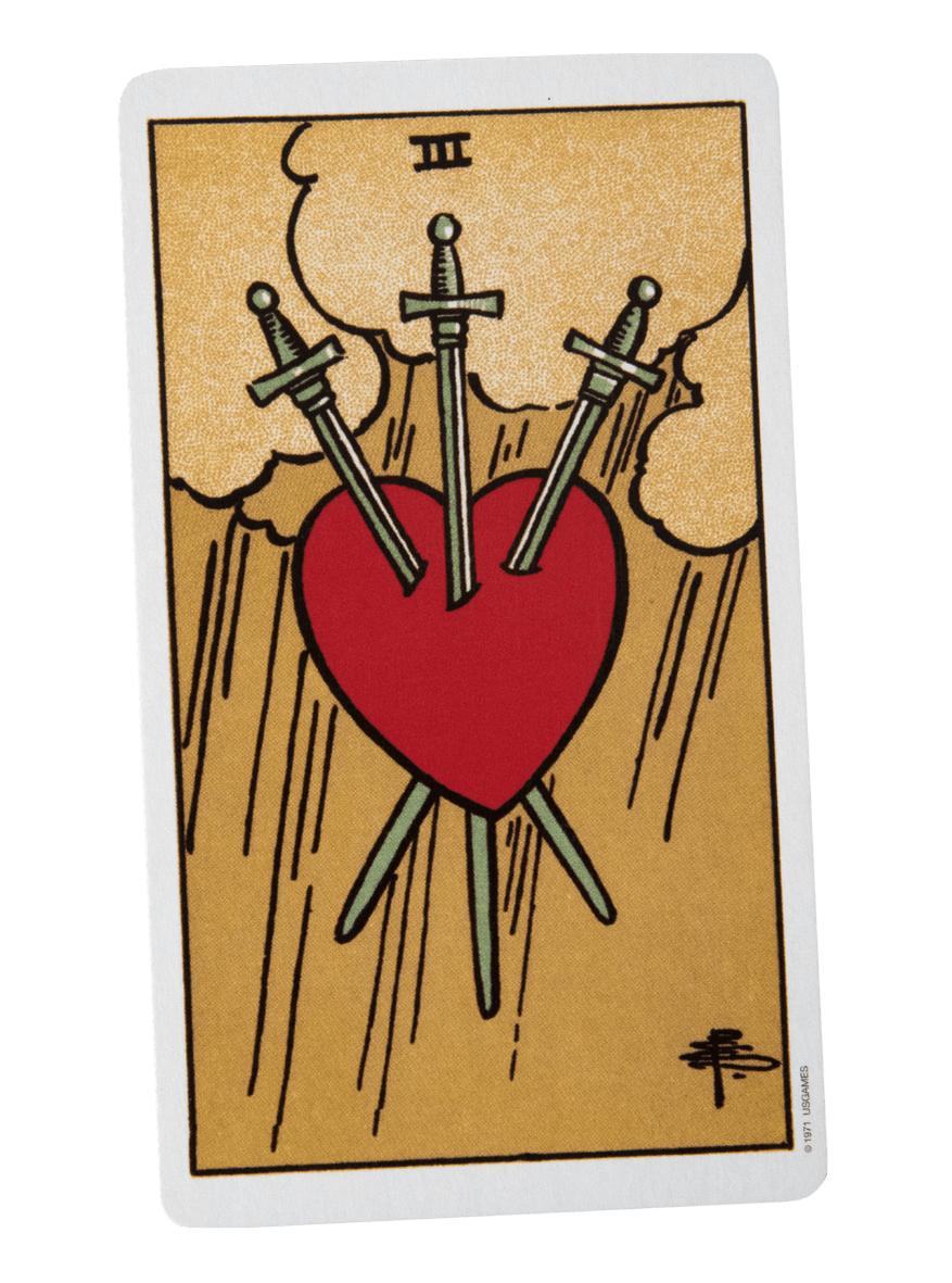 Three of swords | tarot with gord