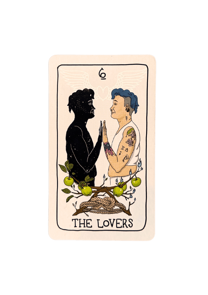 The lovers tarot card (fifth spirit tarot)