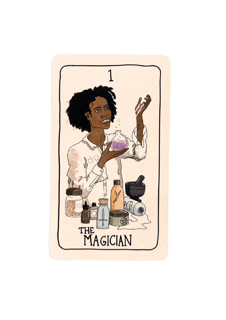 The magician tarot card (fifth spirit tarot)