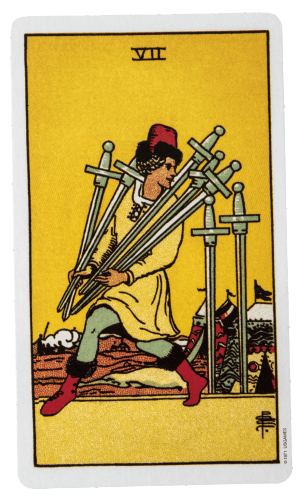 Seven of swords | tarot with gord