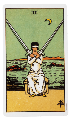 Two of swords | tarot with gord