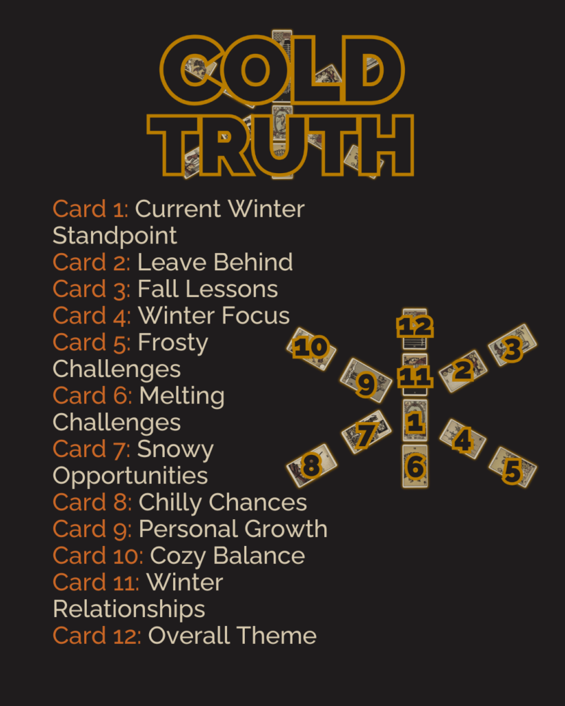 Cold truth layout | tarot with gord