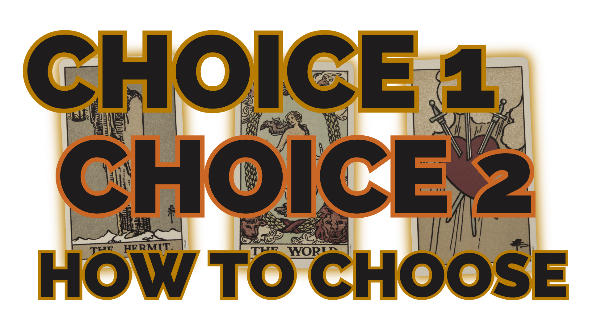 Choice 1 choice 2 how to choose | tarot with gord