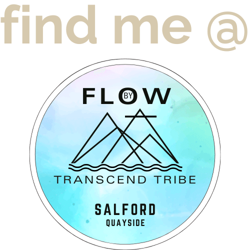 Find me at Flow by Transcend, Quayside, Salford Quays.
